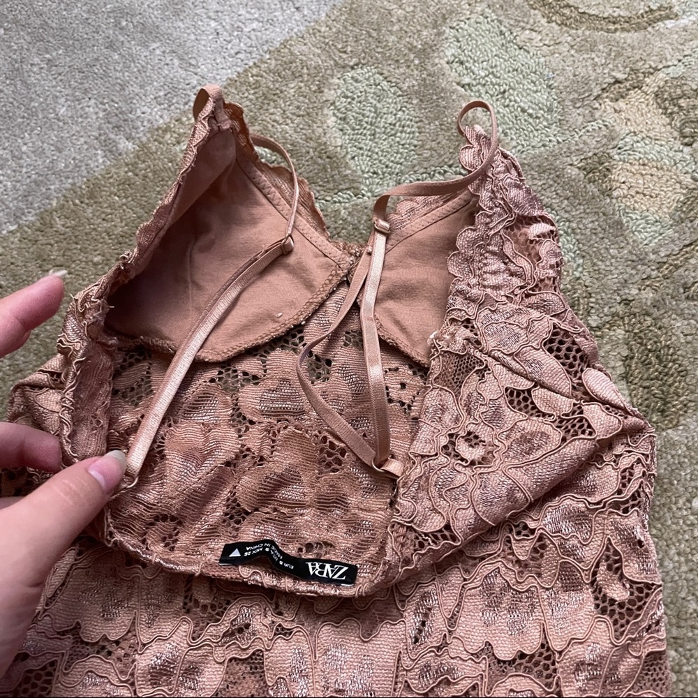 Zara lace bodysuit size small - Picture 4 of 7